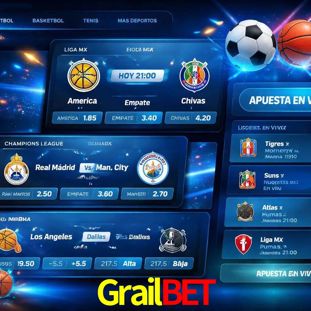 Mercados de apuestas deportivas Grailbet para jugadores en México
